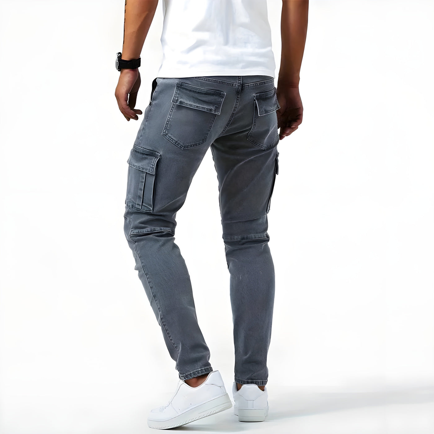 Samuel™ | Pantalon cargo en denim stretch