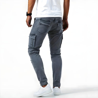 Samuel™ | Pantalon cargo en denim stretch