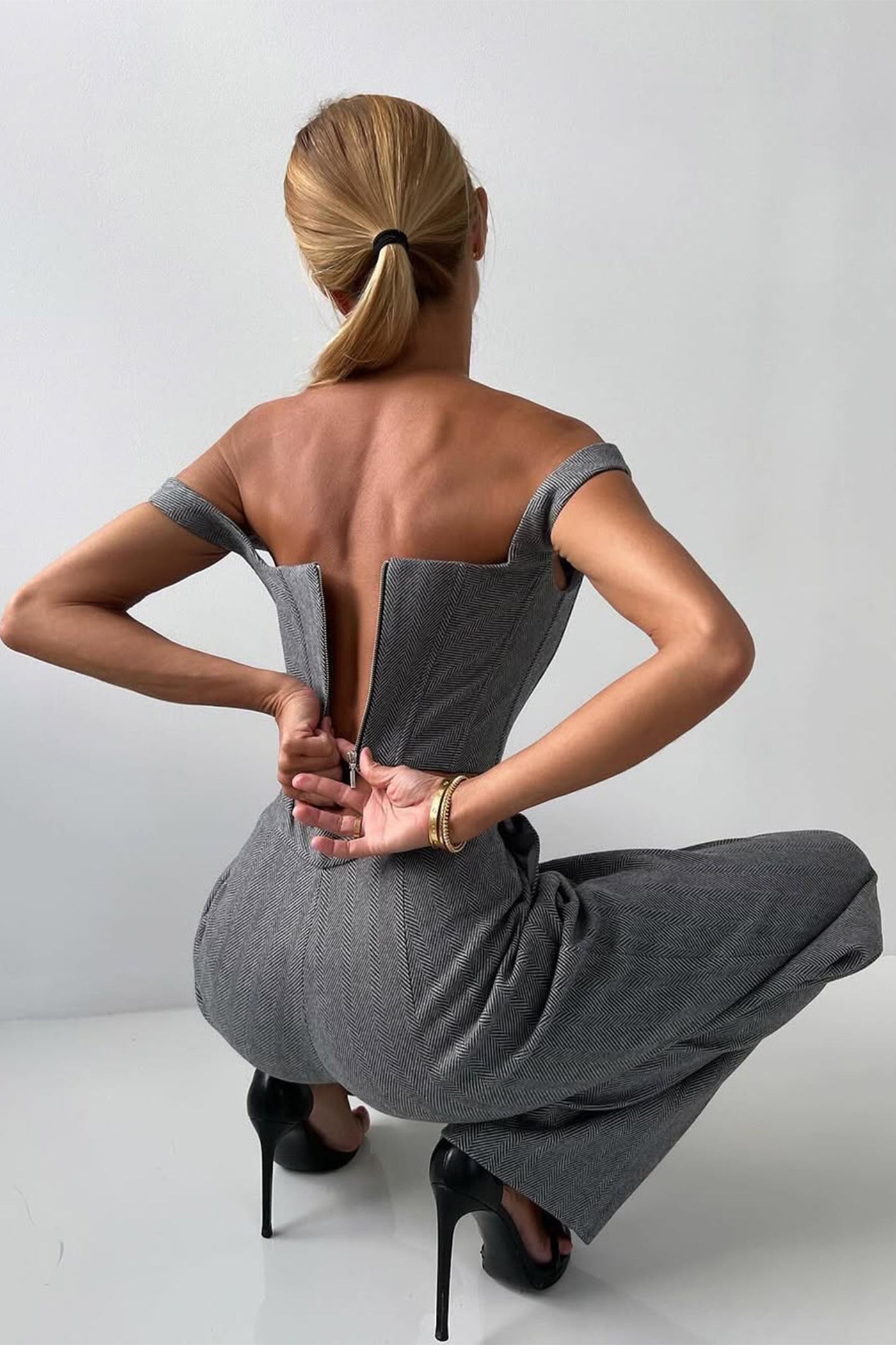 Dolce - Ensemble trois pièces avec blazer à double boutonnage